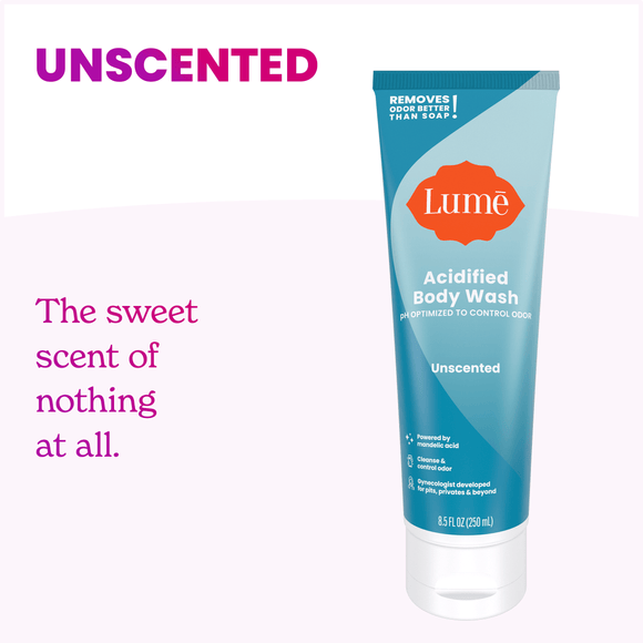 Light-blue-Lume-unscented-acidified-body-wash-next-to-text-that-says_-Unscented-the-sweet-scent-of-nothing-at-all-1-1.png