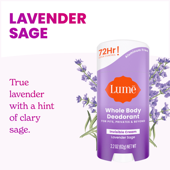 Lume-lavender-sage-cream-deodorant-on-purple-flowers-and-the-text_-Lavender-sage-true-lavender-with-a-hint-of-clary-sage-1.png