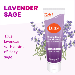 Lavender Sage | Cream Deodorant Tube