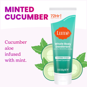 Minted Cucumber | Cream Deodorant Tube