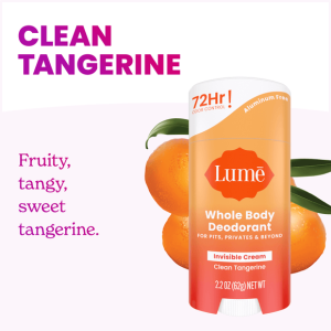 Clean Tangerine | Cream Deodorant Stick