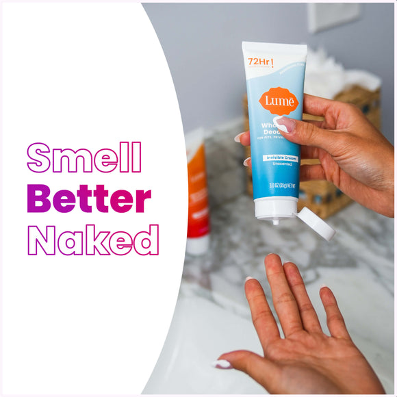 Person-applying-Lume-unscented-cream-deodorant-to-their-left-hand-and-the-text_-smell-better-naked-1.jpg
